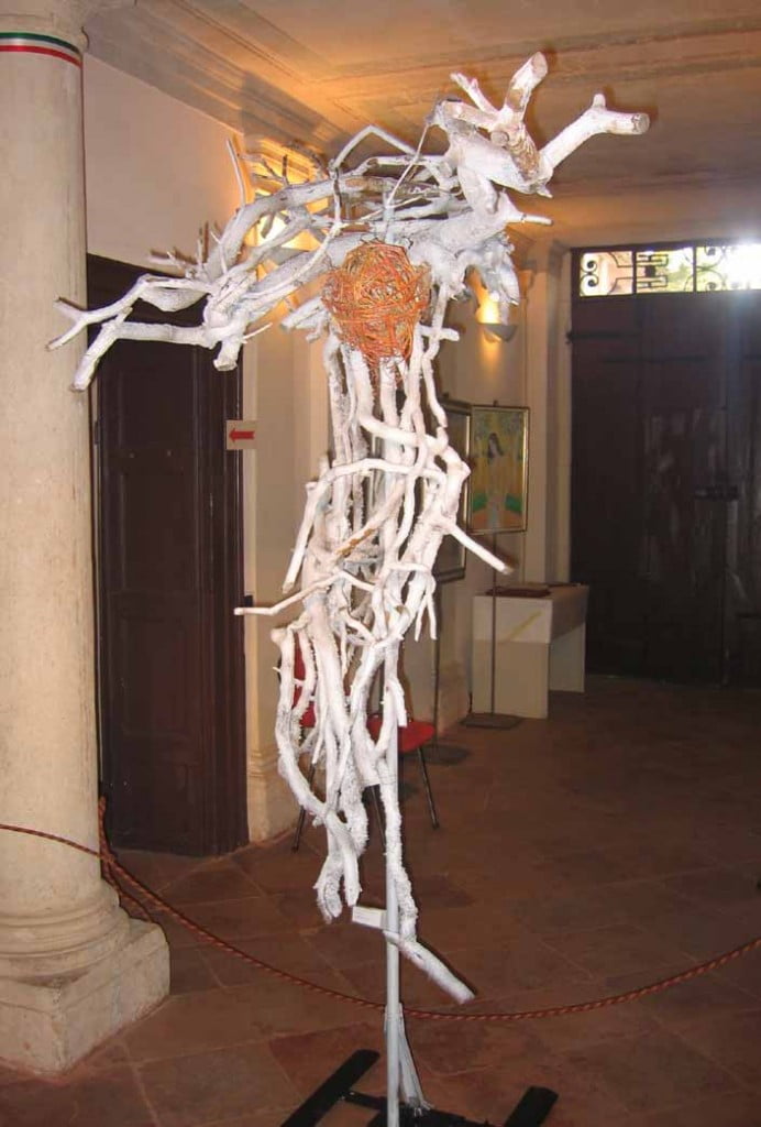 Cristo 07 H200cm legno d'edera