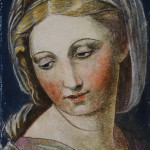 volto di donna_ da Raffaello 50x25 2014