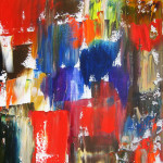 Senza titolo 601 olio su tela 40x40 2015