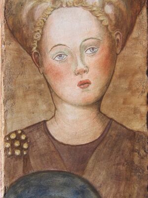 DAMA da Zavattaei affresco su cotto 2015