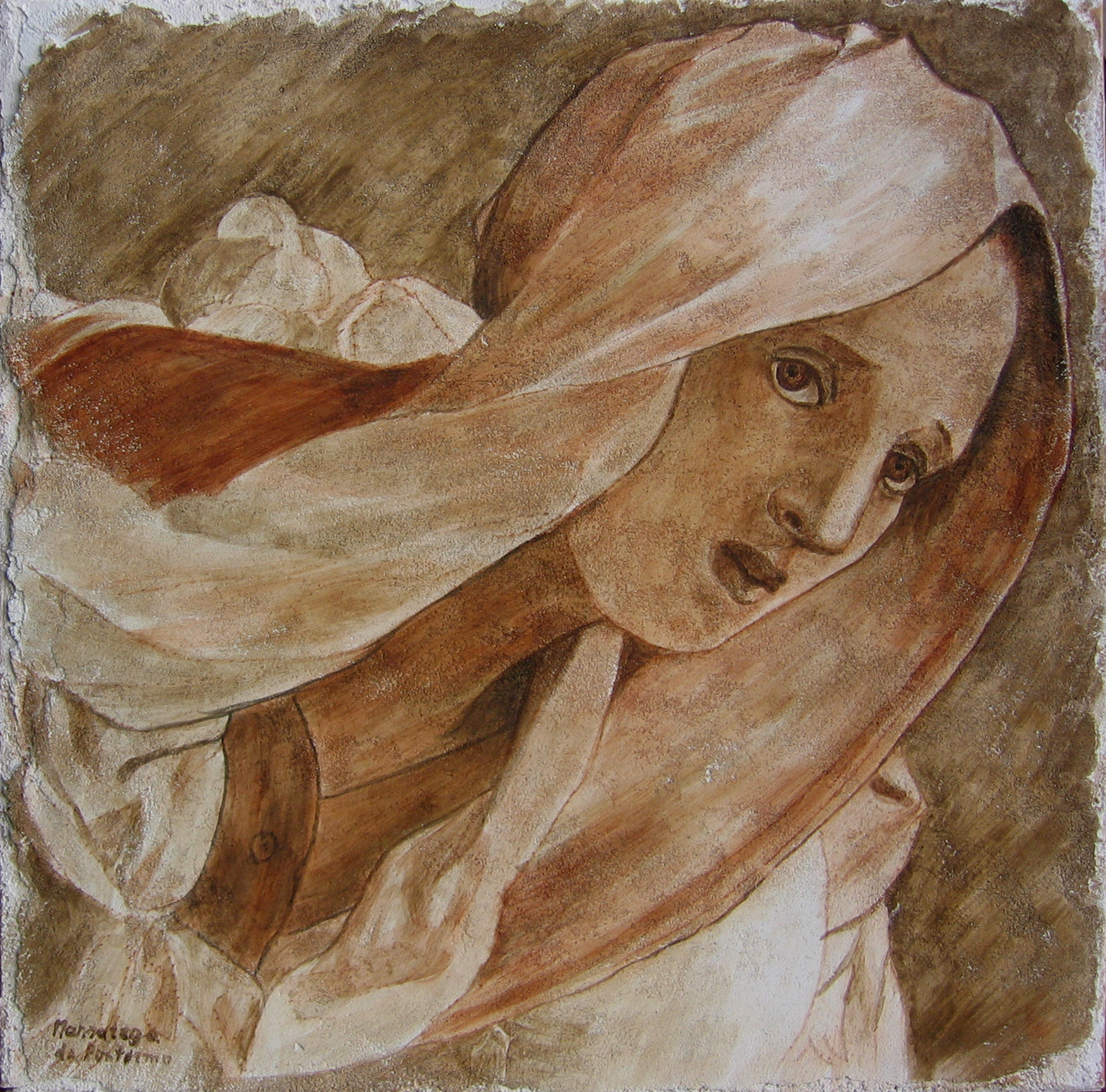 da Pontormo deposizione 50 x 50 su cotto