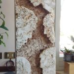Interni esterni, marmo travertino H 98 2015
