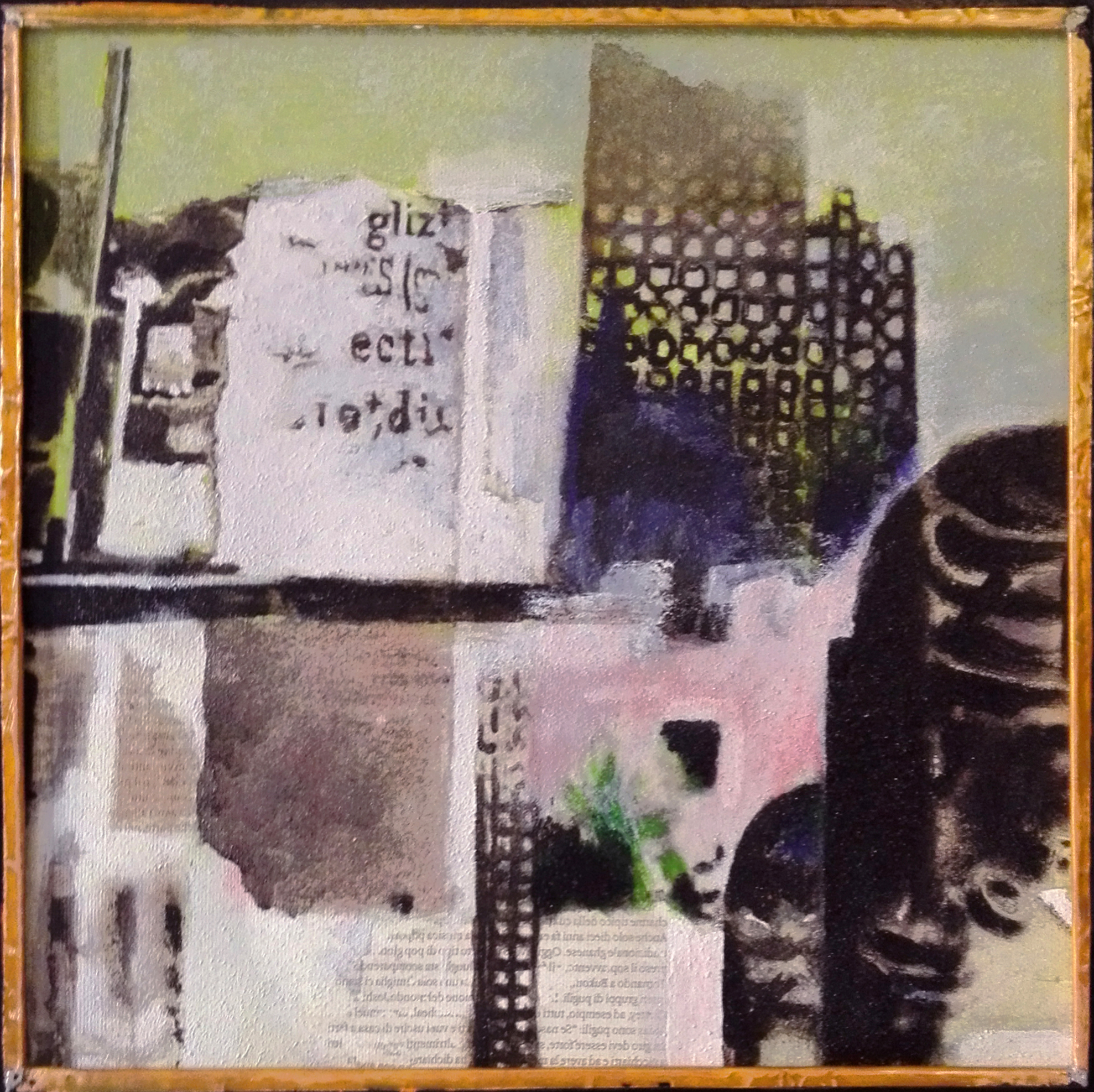 paesaggio urbano 2 acrilico su tela 30x30 2017