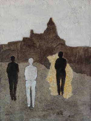 quella sera a S. Giacometto_ tec. mista su tavola 60x50 2017