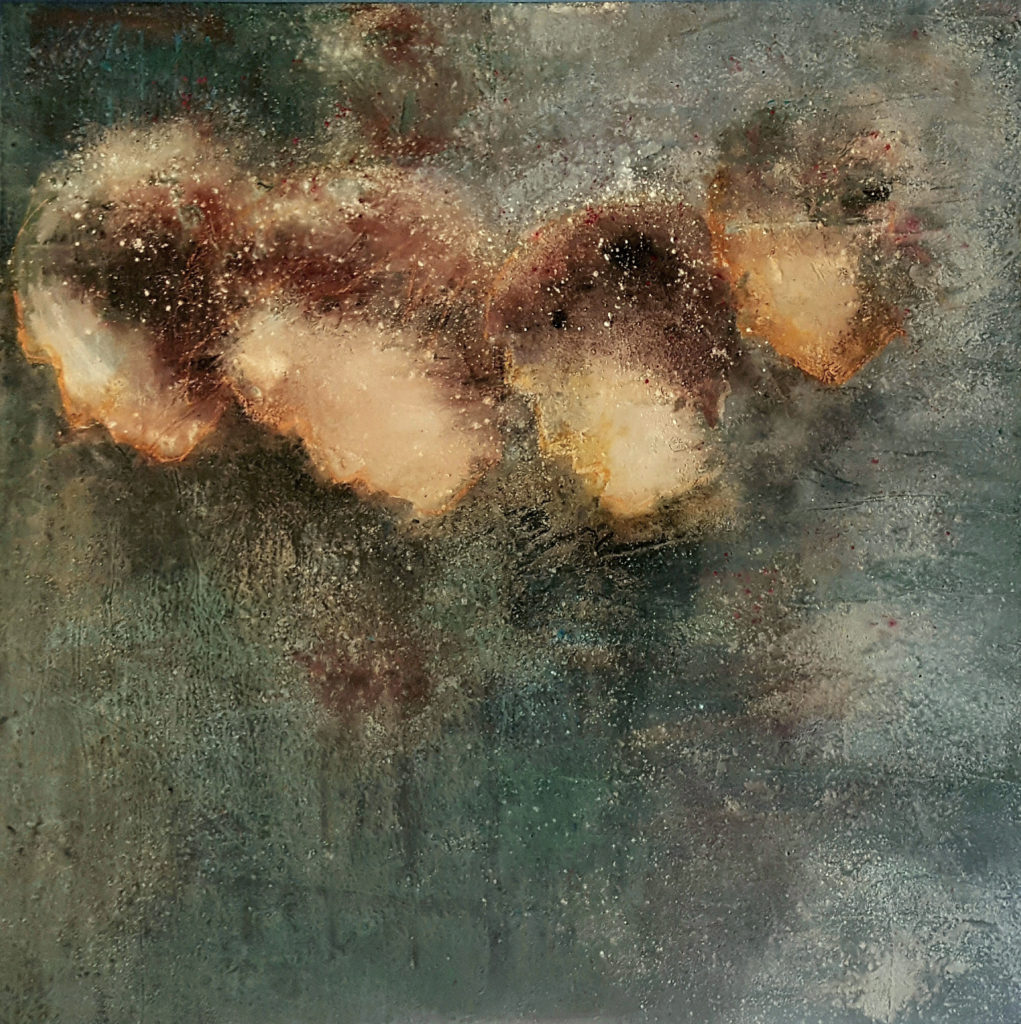 4 tenori 100x100 mista tela 2019