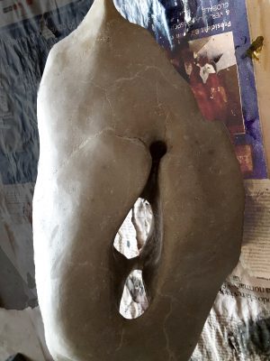 Senza titolo (lato B) - Pietra del Baldo H35cm 2020