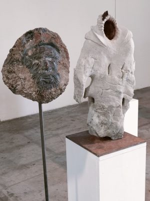 ambientazione mascherone e natura