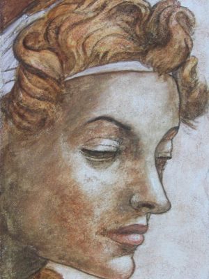 UOMO IGNUDO 2 - Affresco - Copia da Michelangelo Cappella Sistina