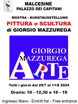 Locandina mostra personale di Malcesine - palazzo dei Capitani 2024